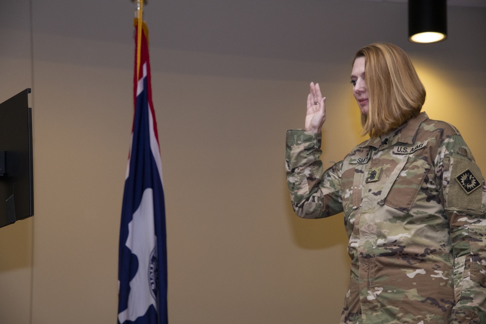 Promotion Ceremony for Sgt. Maj. Diane Smith