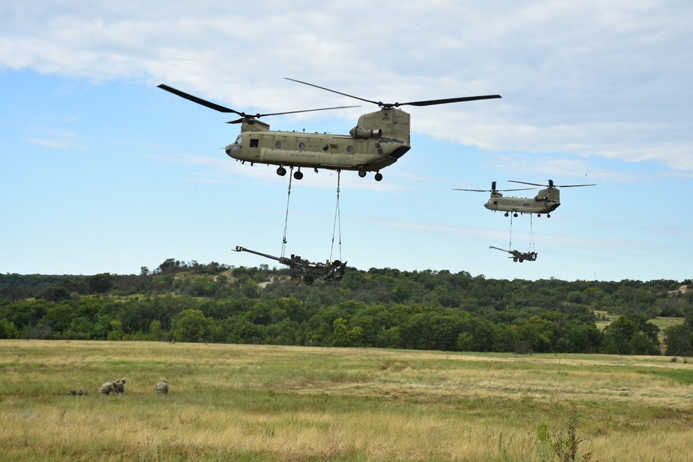 Brave Rifles Conduct Live Artillery Gun Raid Training