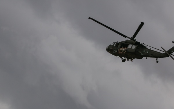 19th Group Paratroopers conduct static line airborne training