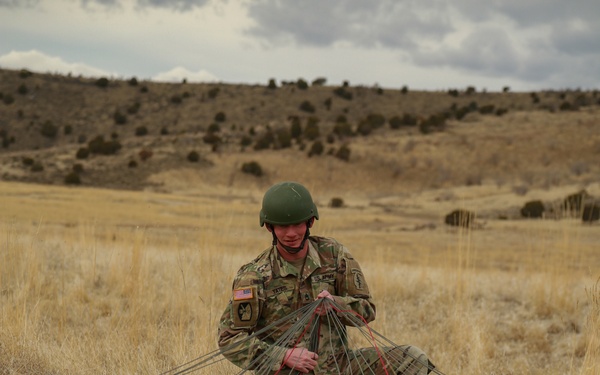 19th Group Paratroopers conduct static line airborne training