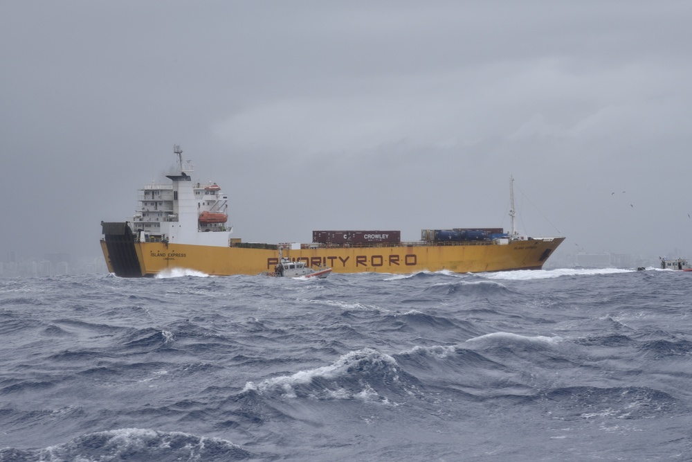 Coast Guard assists distressed cargo ship off San Juan, Puerto Rico