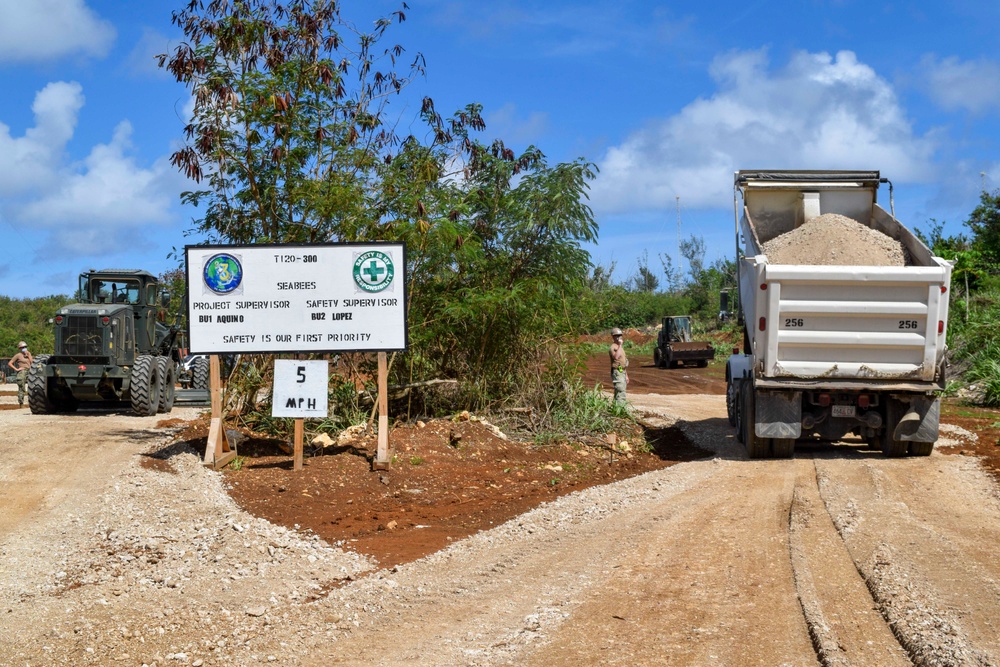 Seabees Construct Expeditionary Camp in Tinian