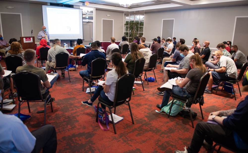 New apprentices at Fleet Readiness Center Southeast undergo orientation