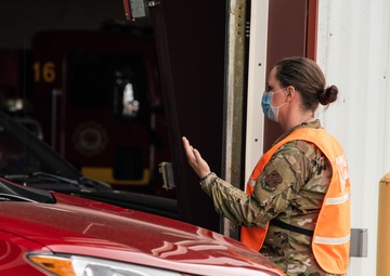 Missouri Air National Guard assist the city of Savannah in Covid-19 screenings