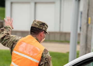 Missouri Air National Guard assist the city of Savannah in Covid-19 screenings