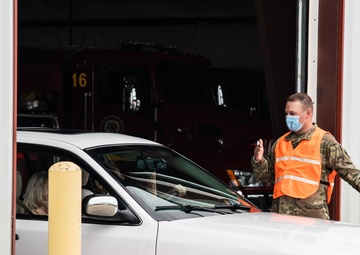 Missouri Air National Guard assist the city of Savannah in Covid-19 screenings