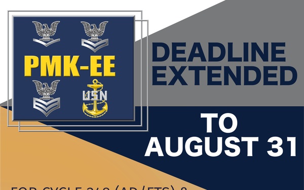 Professional Military Knowledge-Eligibility Exam Due Date Extension
