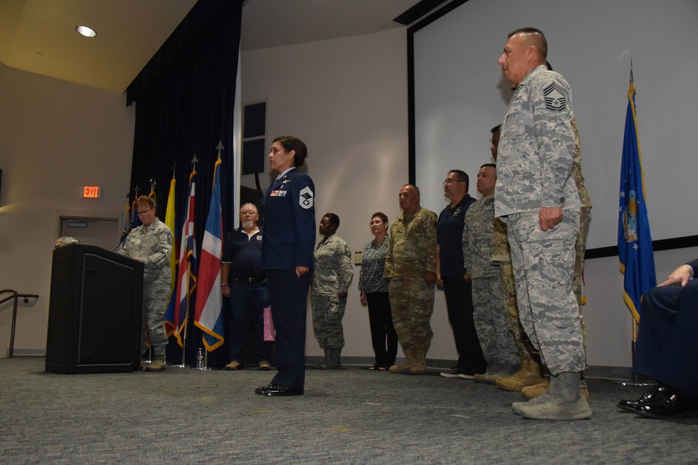 433rd Medical Squadron superintendent promotes to chief master sergeant