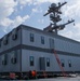 U.S Navy medical building rests on the flight deck