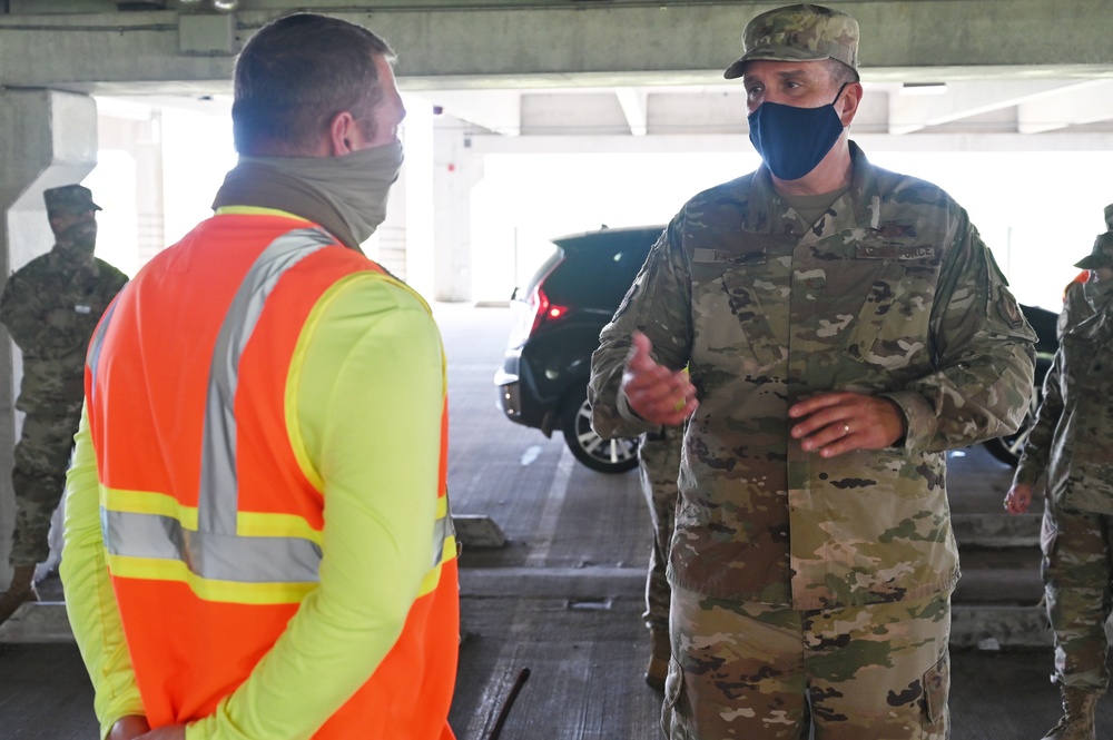 Brig. Gen. Michael Valle visits FLANG Airmen