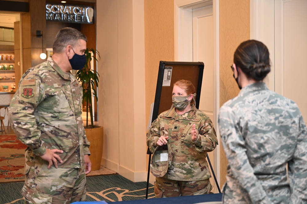 Brig. Gen. Michael Valle visits FLANG Airmen