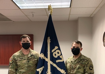 Vietnam veteran returns guidon