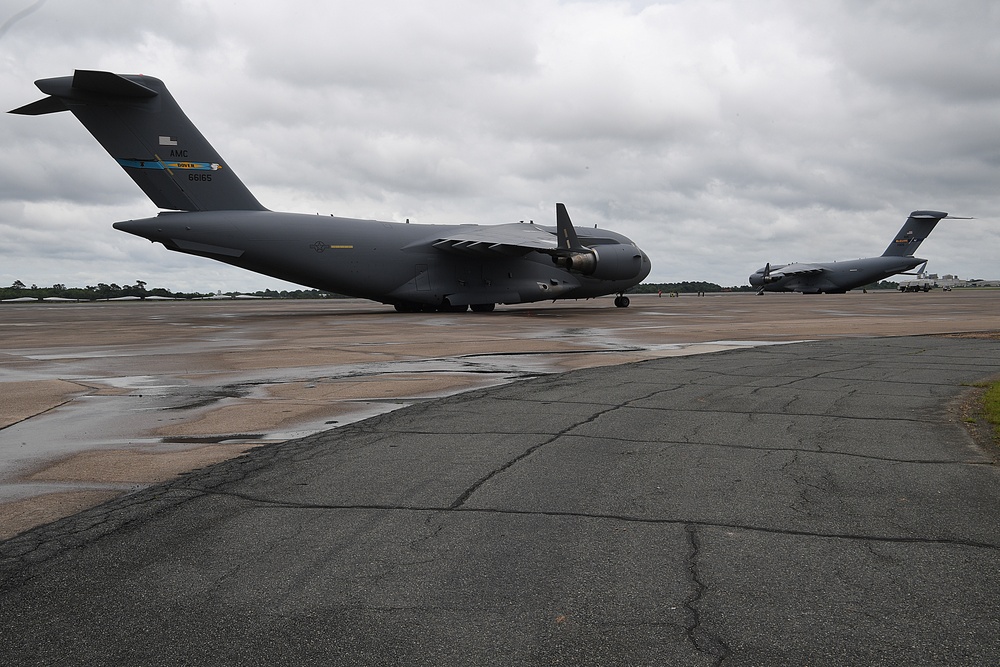 Airmen from the 621st Contingency Response Group and 621st Air Mobility Advisory Group participate in Exercise Swamp Devil