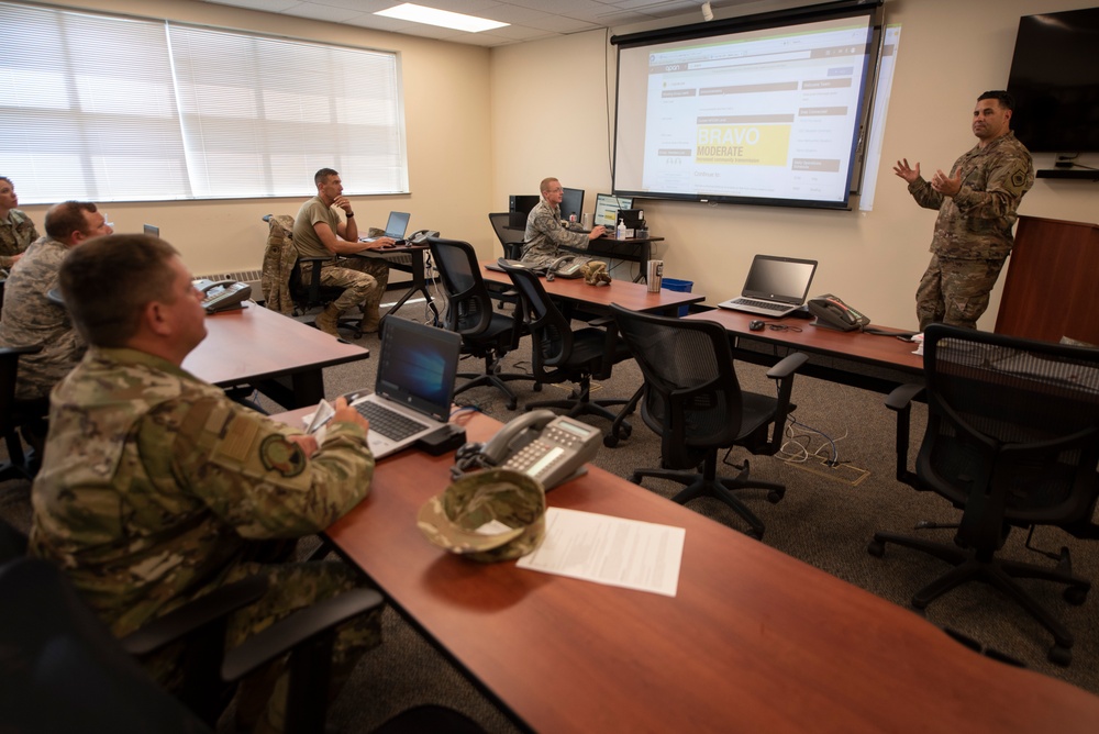 173rd Fighter Wing EOC Team relocates to larger space