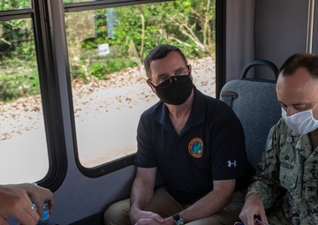 Japanese Consulate General visits future MCB Camp Blaz construction sites