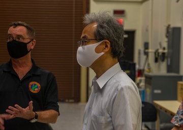 Japanese Consulate General visits future MCB Camp Blaz construction sites