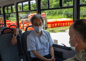 Japanese Consulate General visits future MCB Camp Blaz construction sites