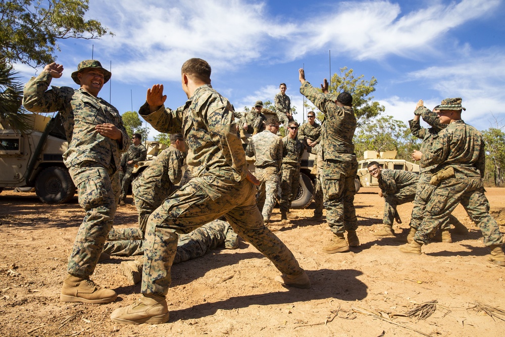 Marines strengthen bonds through game of 'Ninja'