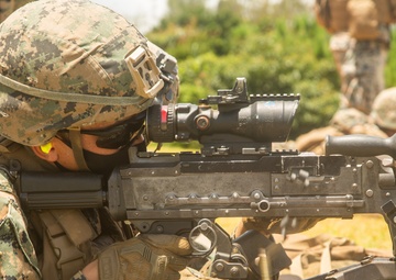 BLT 2/4, 31st MEU machine gun live fire