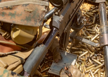 BLT 2/4, 31st MEU machine gun live fire