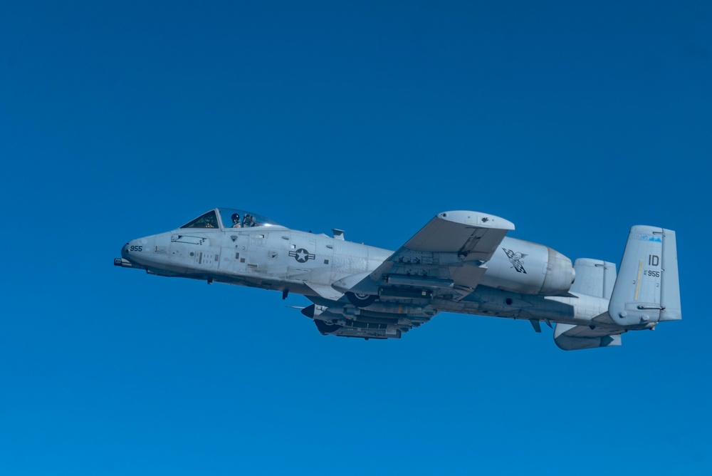 Tankers refuel A-10's