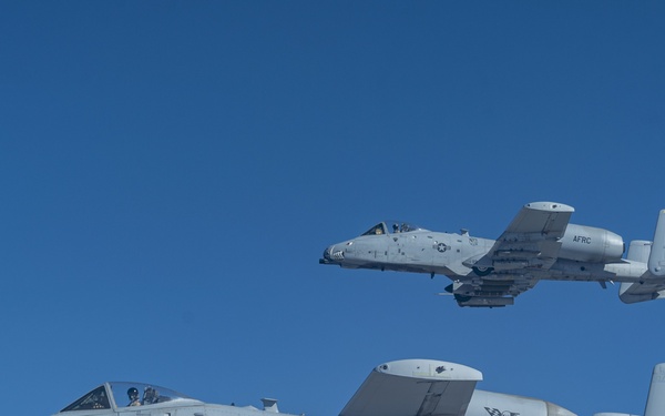 Tankers refuel A-10's