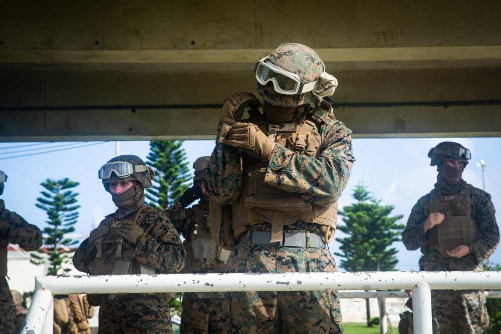 You call a corpsman! CLB-31, 31st MEU care for and evacuate simulated casualties