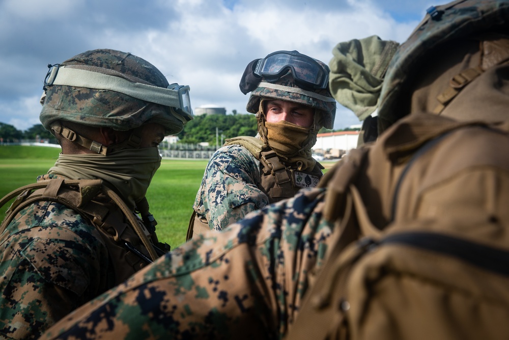 You call a corpsman! CLB-31, 31st MEU care for and evacuate simulated casualties