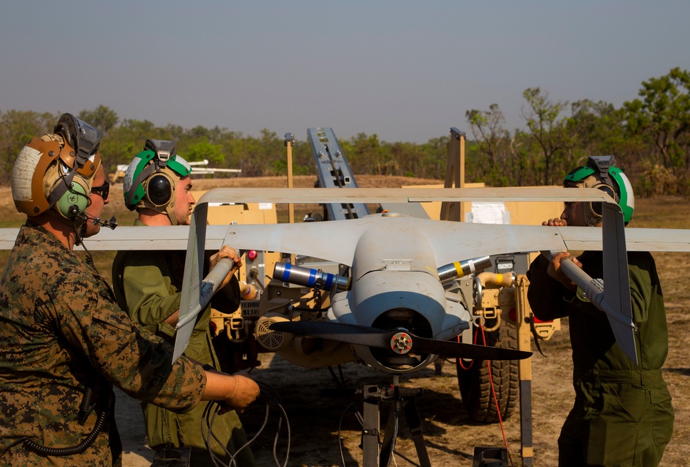 MRF-D readies RQ-21A for flight