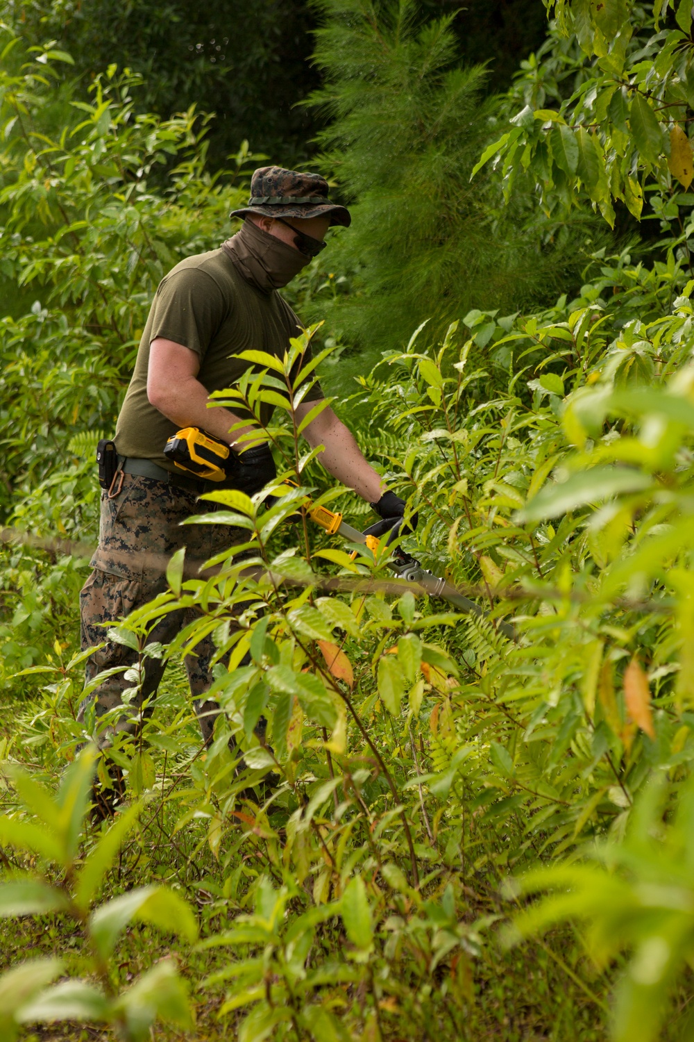 TF KM20 Marines commence Peleliu airfield repair project