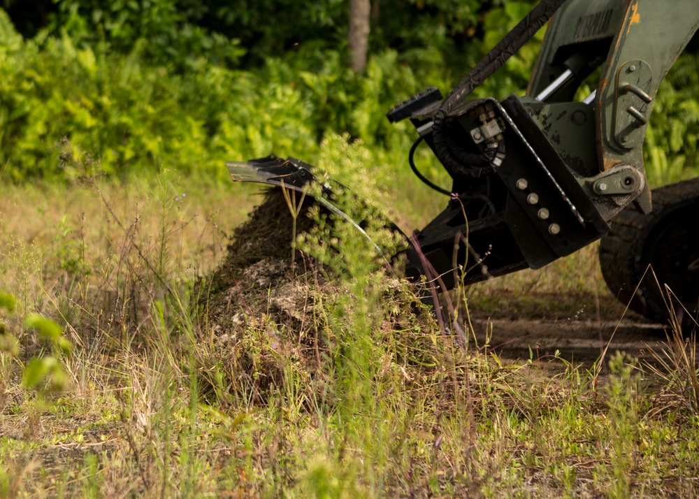 TF KM20 Marines commence Peleliu airfield repair project