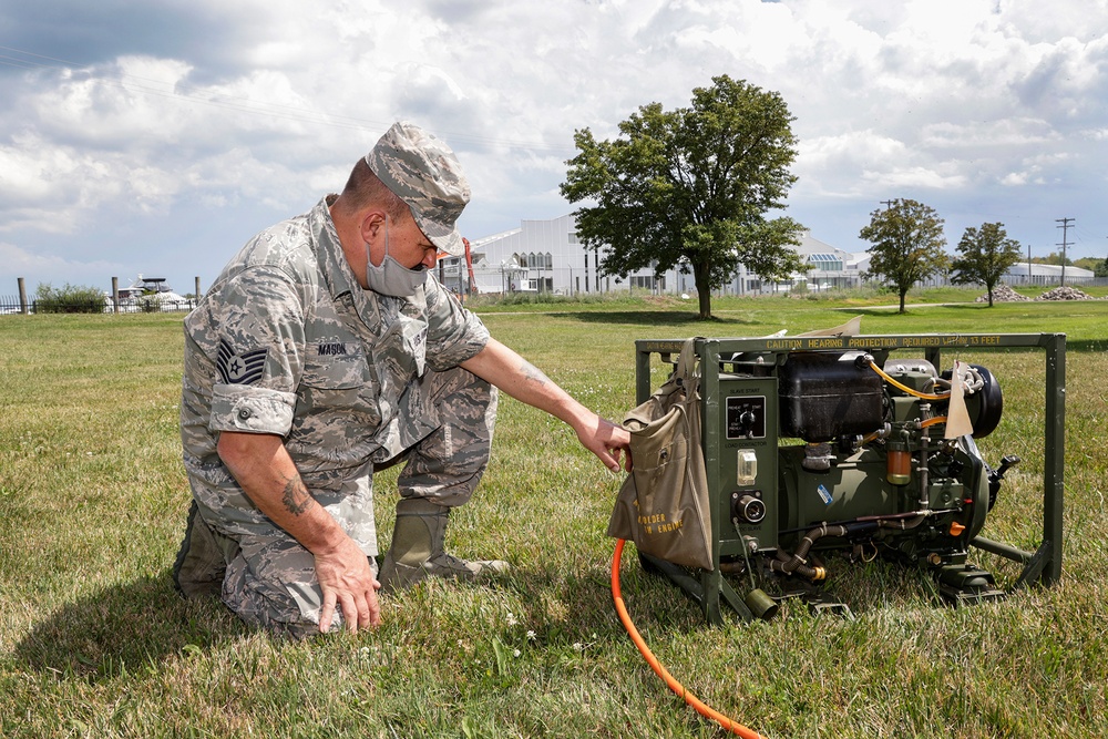 127th Wing Force Support Squadron Field Exercise