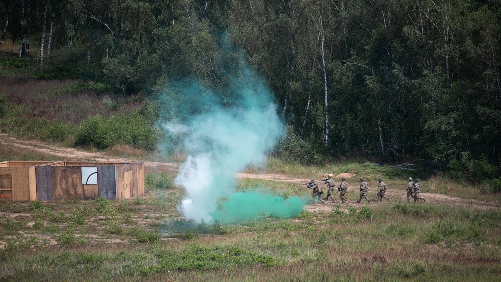 Moving through smoke