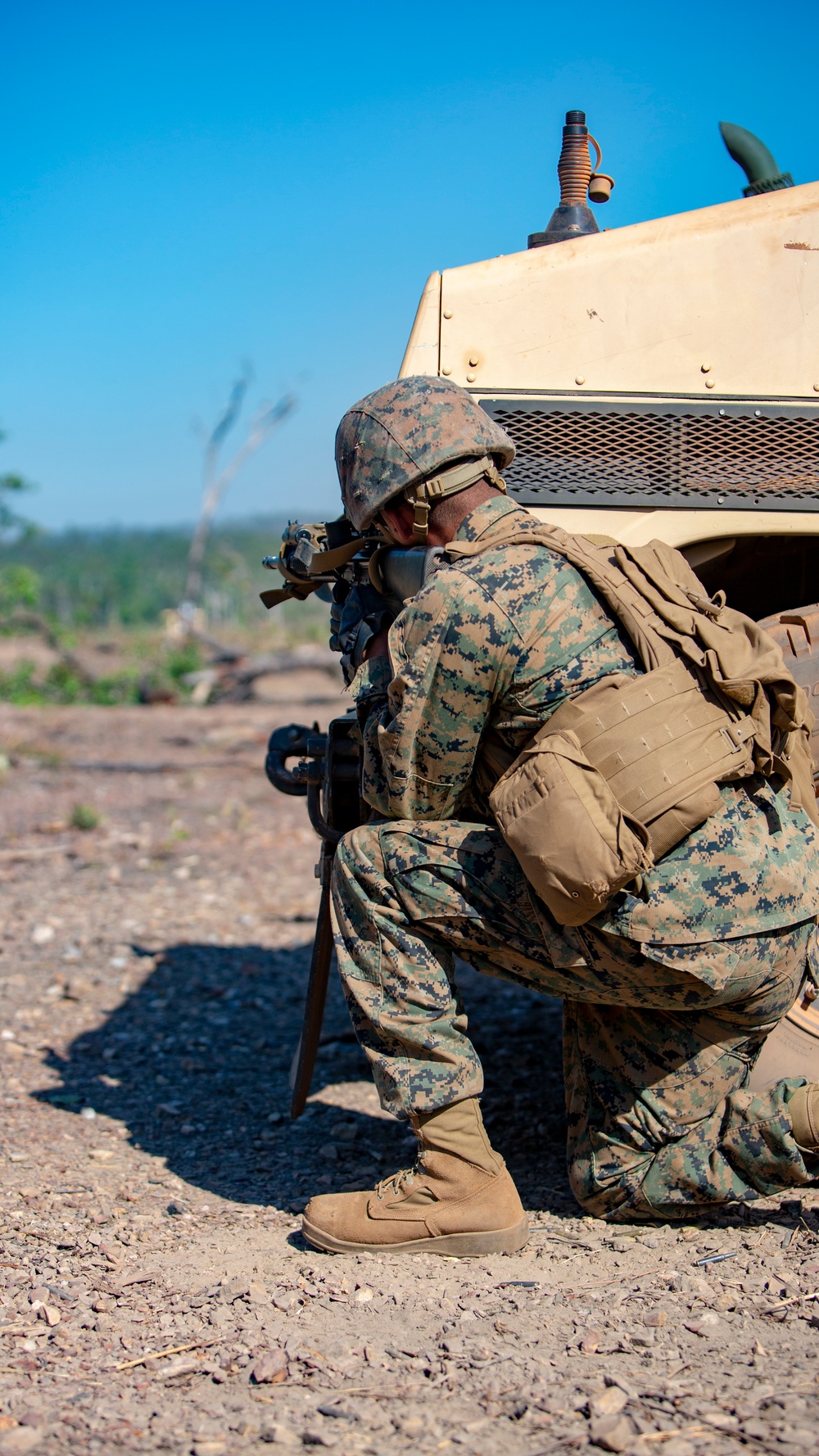 Dismount Right - U.S. Marines conduct vehicle evacuation and maneuver range
