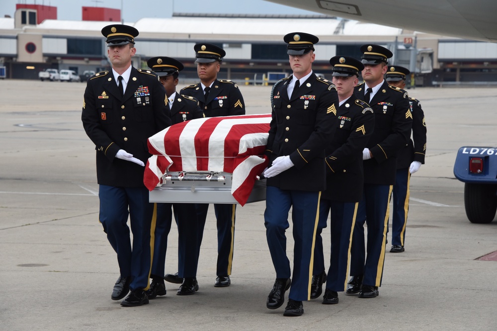 Pa. National Guard Helps Return Remains of Soldier Killed During Korean War