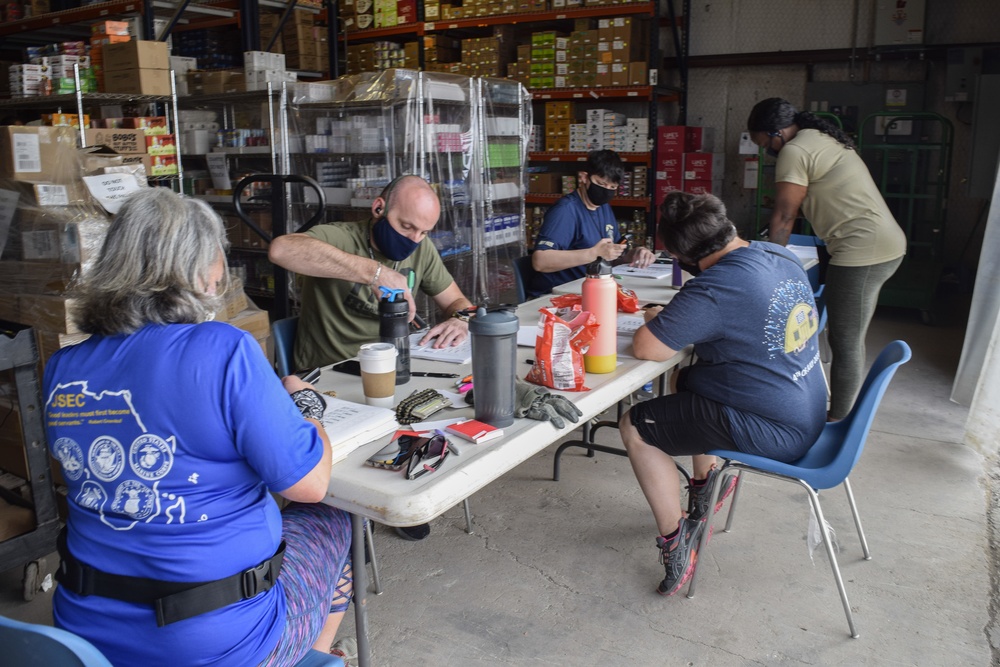 CLDJ Residents Volunteer at NEX in Support of $16 Million Inventory