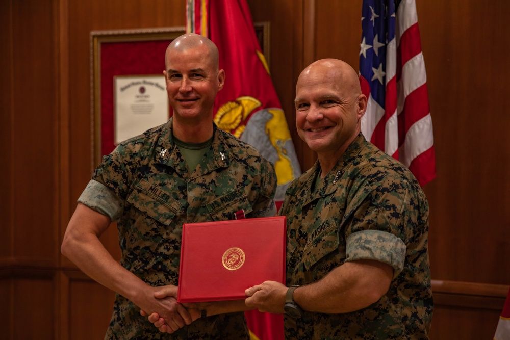 Col. Miller Award Ceremony