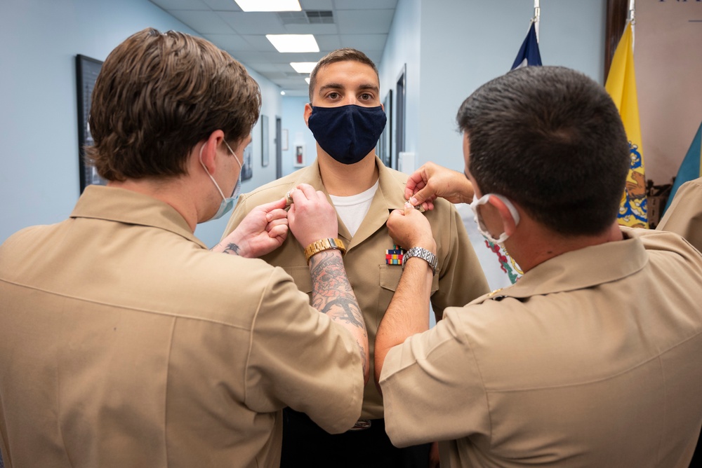 NTAG Philadelphia Sailors advance to 1st Class Petty Officers