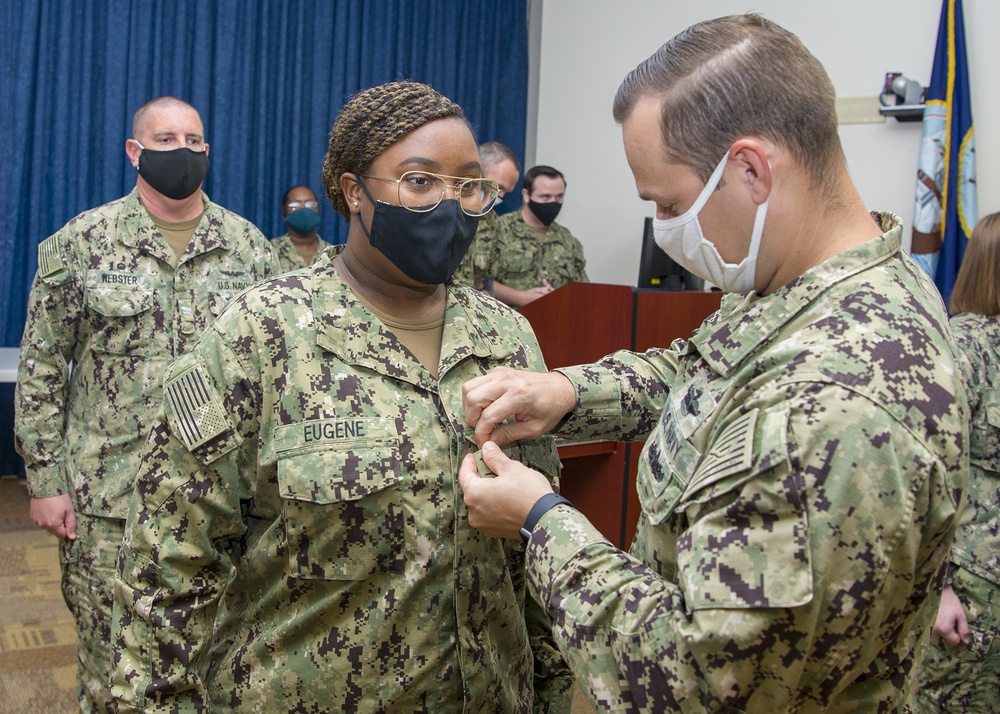 NMRTC Pensacola Frocked 12 Sailors to the Next Paygrade
