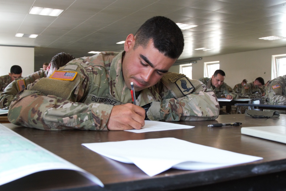 US Army Europe European Best Warrior Competition Written Exam