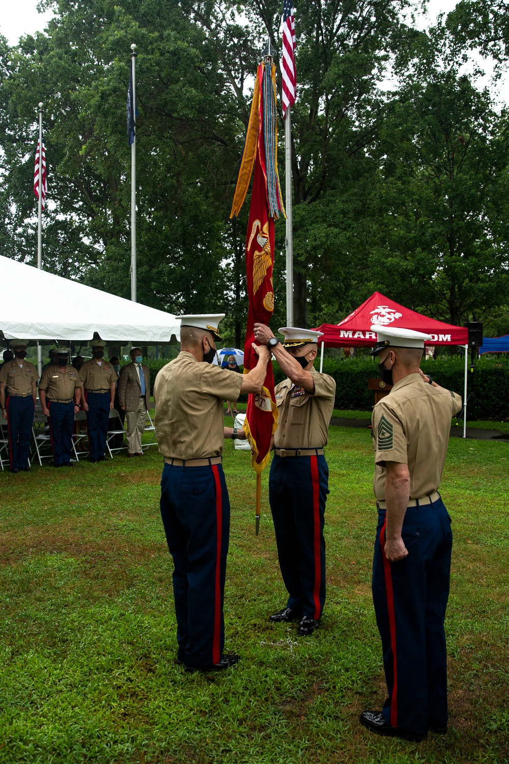 1st Marine Corps District Conducts Change of Command and Retirement Ceremony