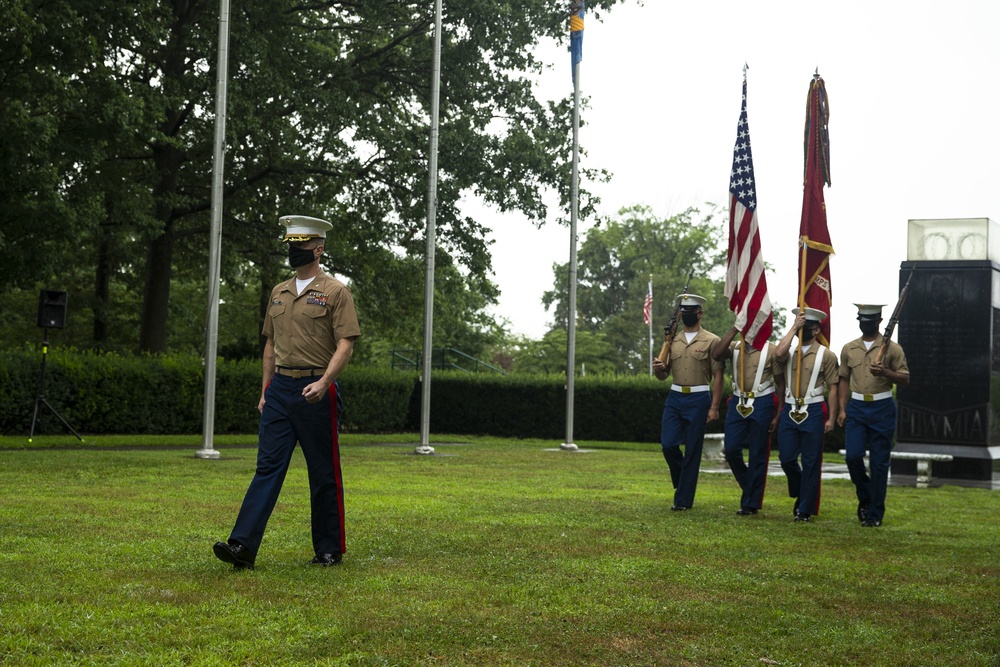 1st Marine Corps District Conducts Change of Command and Retirement Ceremony