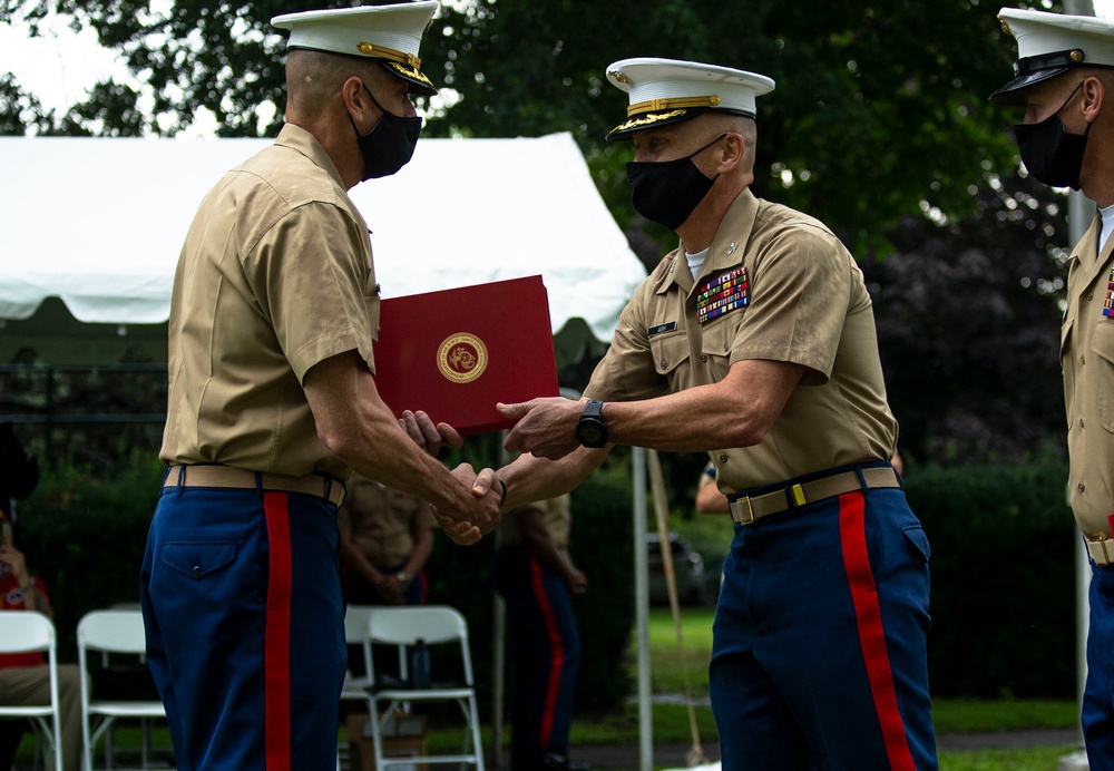 1st Marine Corps District Conducts Change of Command and Retirement Ceremony