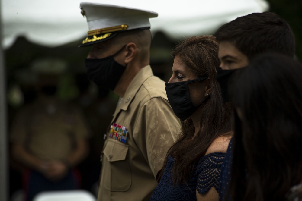 1st Marine Corps District Conducts Change of Command and Retirement Ceremony