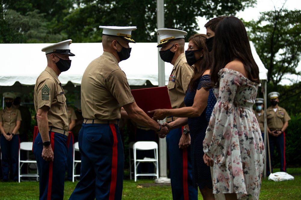 1st Marine Corps District Conducts Change of Command and Retirement Ceremony