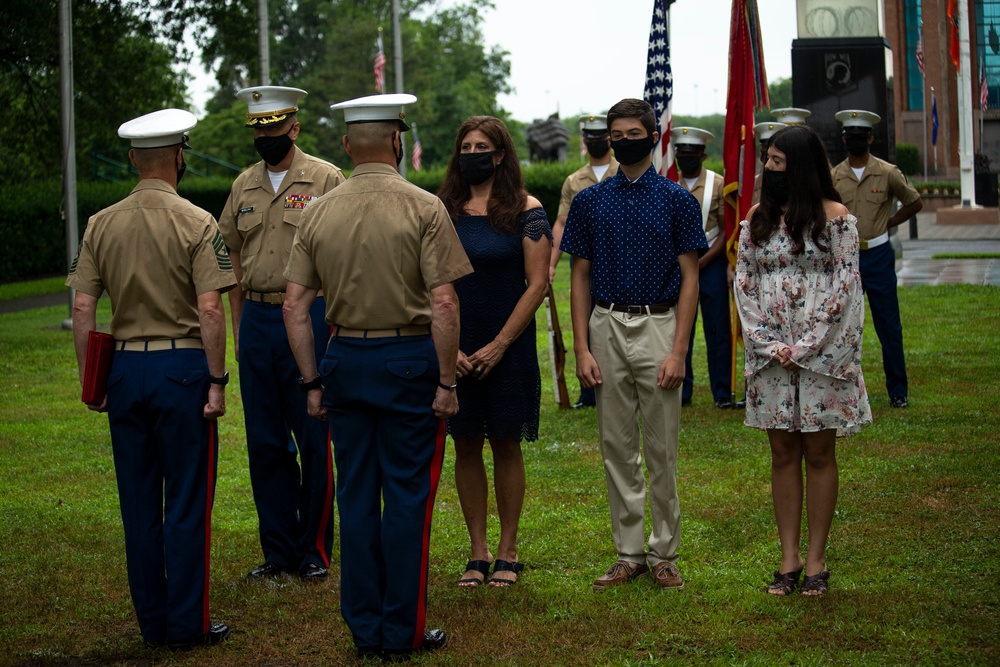 1st Marine Corps District Conducts Change of Command and Retirement Ceremony