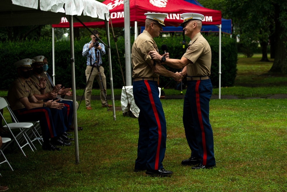 1st Marine Corps District Conducts Change of Command and Retirement Ceremony