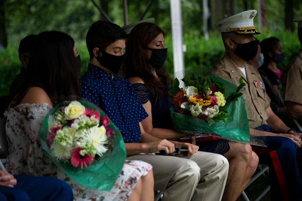 1st Marine Corps District Conducts Change of Command and Retirement Ceremony