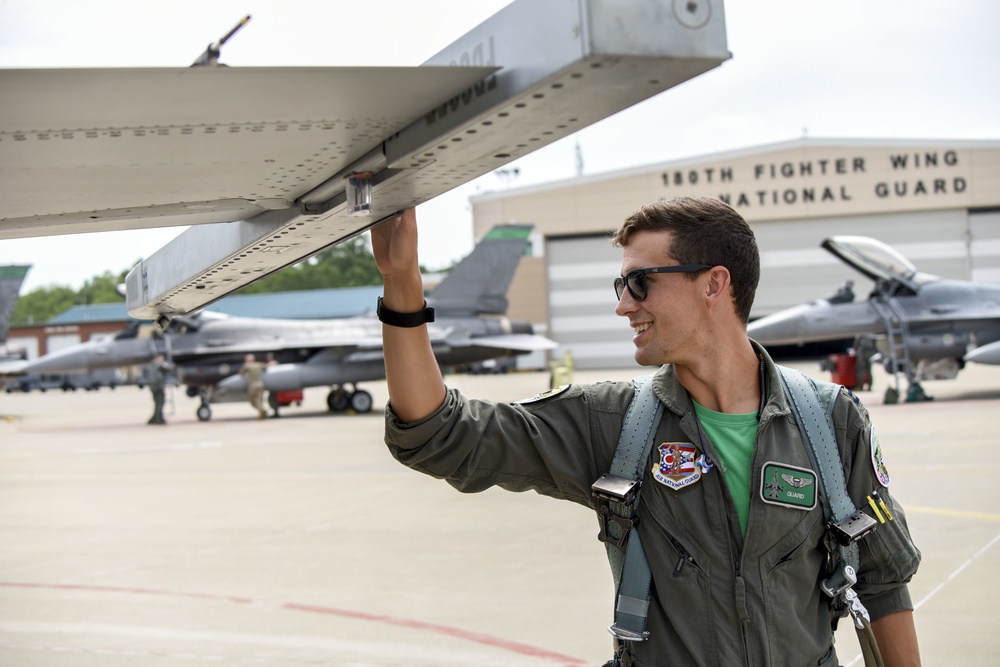 180th Fighter Wing Conducts Training Flights