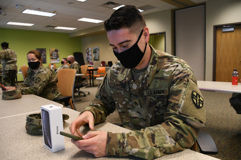 Army Reserve medic from Roseville, Calif., mobilizes in support of federal response to COVID-19 pandemic